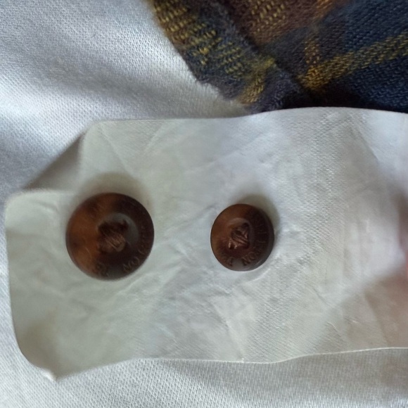 Pendleton Bridger Plaid Flannel Shirt XXL Brown Blue Wool Cotton Blend Outdoor - Picture 6 of 12